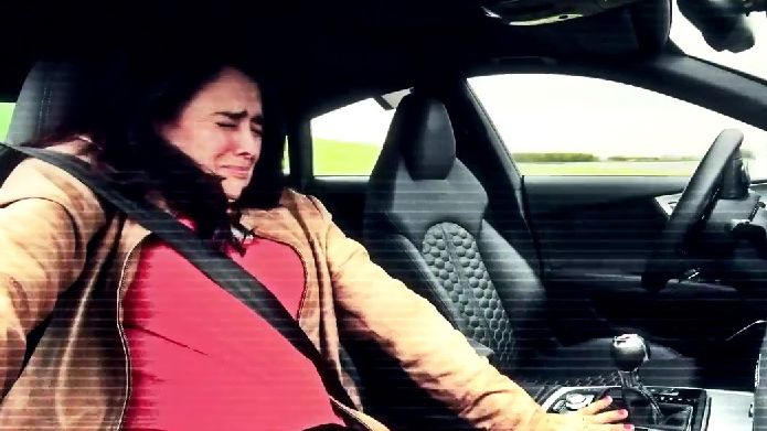 Zdalnie sterowane Audi RS7 przeraża pasażerów 1