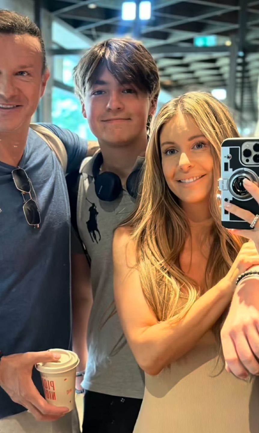 Małgorzata Rozenek-Majdan z Radosławem i synem