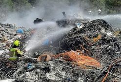 Kolejny pożar składowiska. W akcji kilkanaście zastępów