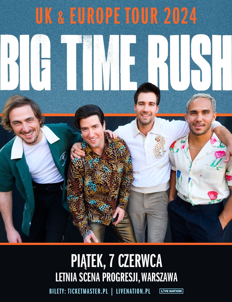 Big Time Rush zagrają w Polsce