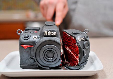 Słodki Nikon D700 na urodziny 1