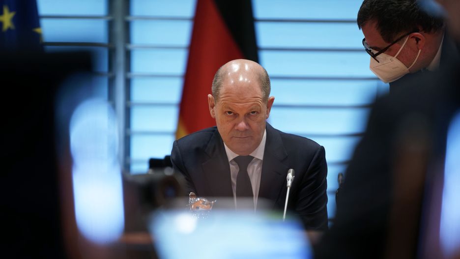 German Chancellor Olaf Scholz before the weekly meeting of the German Federal Cabinet, Berlin, Germany, 13 April 2022. EPA/HENNING SCHACHT / POOL Dostawca: PAP/EPA.