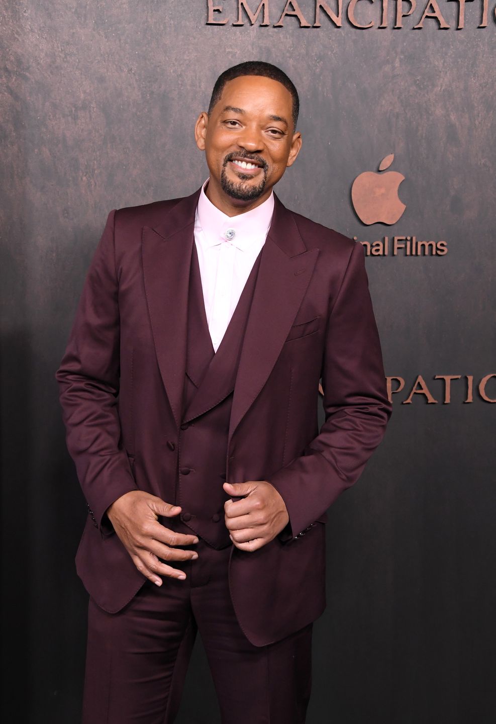 Will Smith z rodziną na premierze