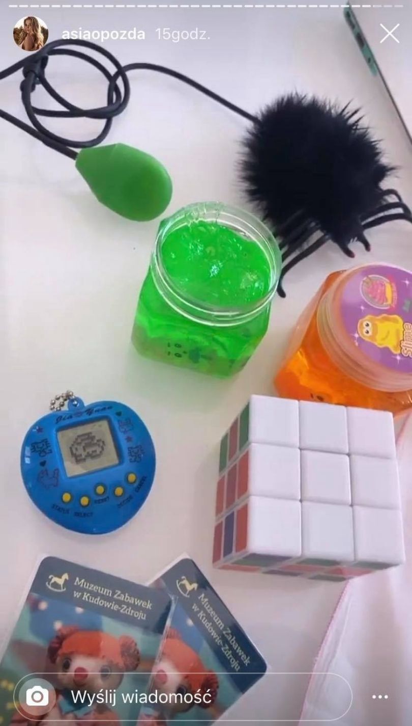 Joanna Opozda wybrała się do Muzeum Zabawek