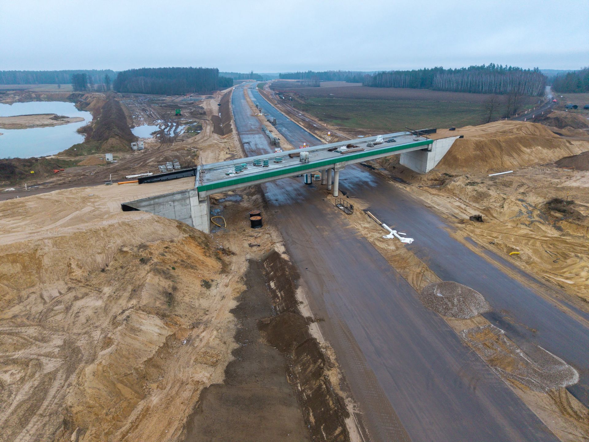 Droga S19 Deniski - Haćki w grudniu 2025 r.