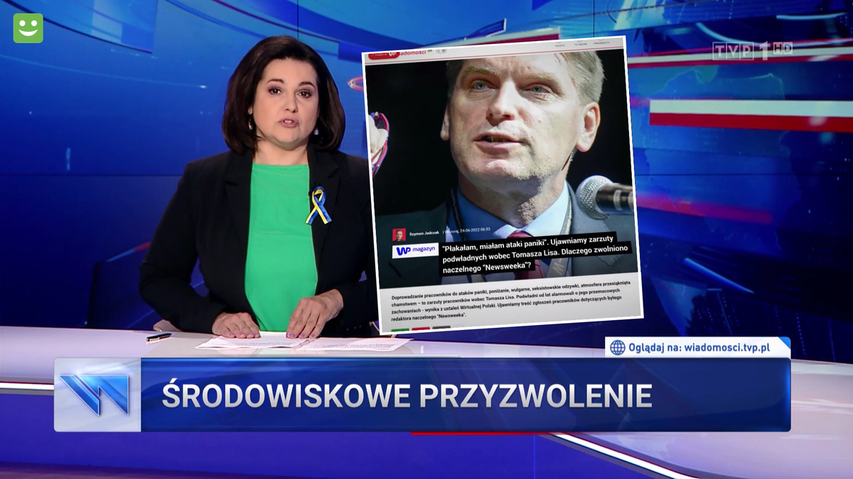 "Wiadomości" powołały się na głośny reportaż Szymona Jadczaka z Wirtualnej Polski