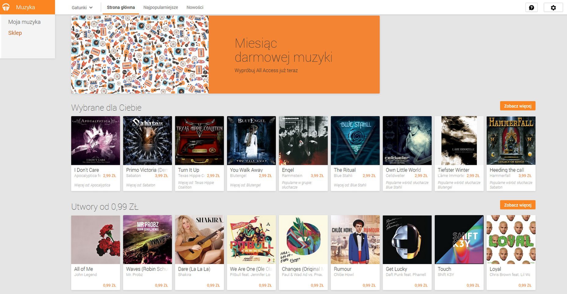 Muzyka Google Play już dostępna w Polsce! Warto się skusić? 3