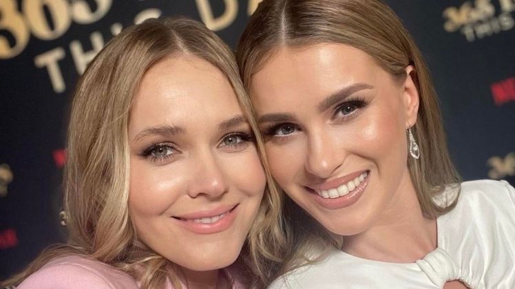 Anna-Maria Sieklucka i Magdalena Lamparska na drugiej premierze "365 dni - Ten dzień"