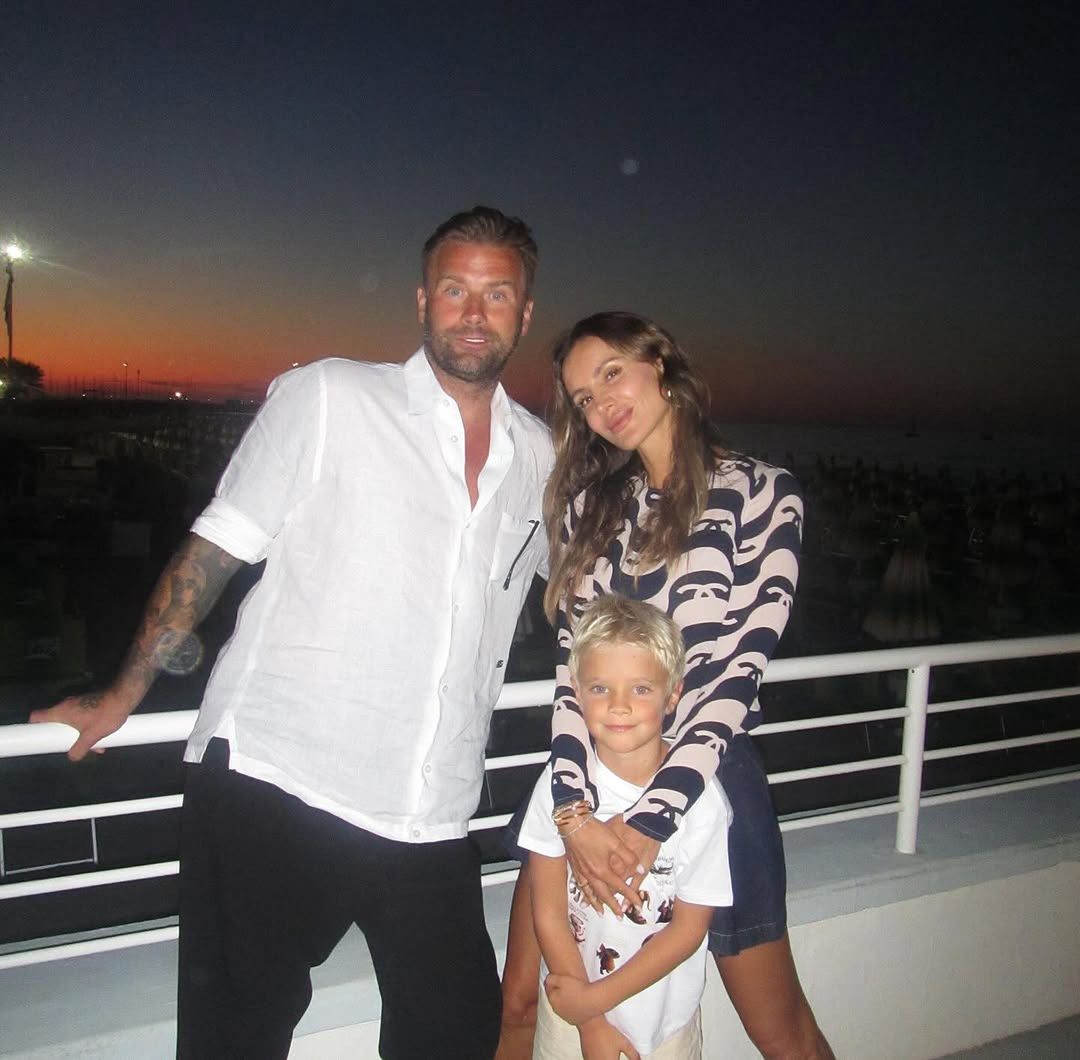 Artur i Sara Borucowie z synem