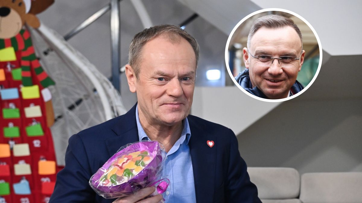 Donald Tusk i Andrzej Duda