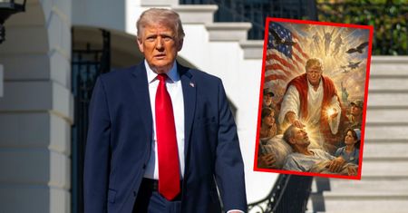Taką grafikę zamieścił Trump po skrytykowaniu papieża
