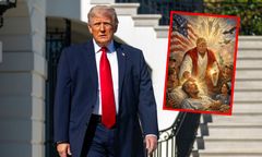 Taką grafikę zamieścił Trump po skrytykowaniu papieża