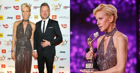 Telekamery 2022. Anita Werner odbiera statuetkę 25-lecia i zwraca się do partnera: "Bardzo Ci kochanie dziękuję" (FOTO)