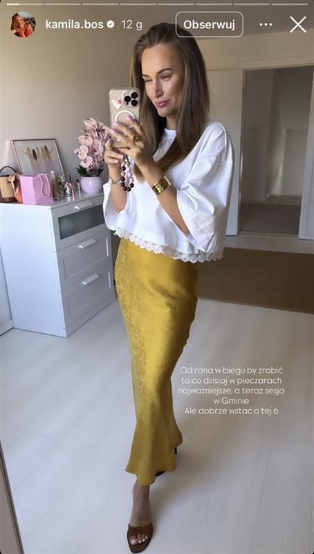 Kamila Boś w eleganckiej stylizacji