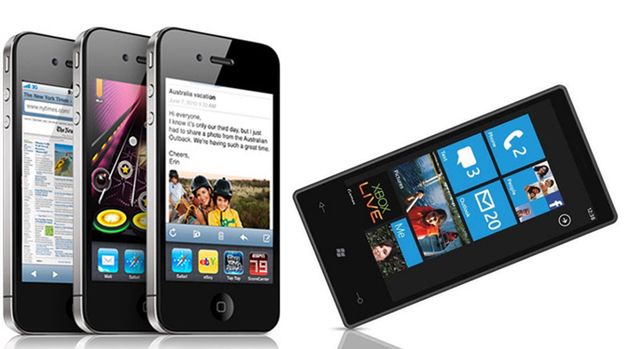 iPhone vs Windows Phone 7