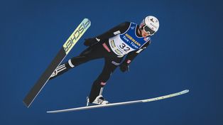 Szczególny kask Oestvolda na Oslo. Projekt stworzyli mali pacjenci