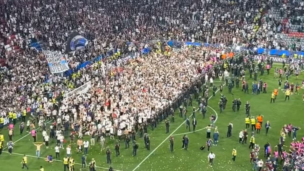 Policja powstrzymała kibiców po finale Ligi Mistrzów