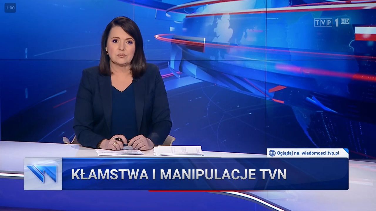 "Wiadomości" zarzucają konkurencji kłamstwa.