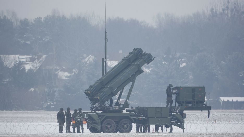 Temporary
Patriot missile launchers acquired from the U.S. last year are seen deployed in Warsaw, Poland, Monday, Feb. 6, 2023. (AP Photo/Michal Dyjuk)
Michal Dyjuk