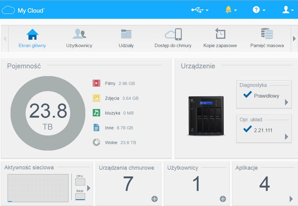 WD My Cloud Pro Series PR4100 – dysk NAS dla profesjonalistów, którzy cenią sobie wygodę [test] 9