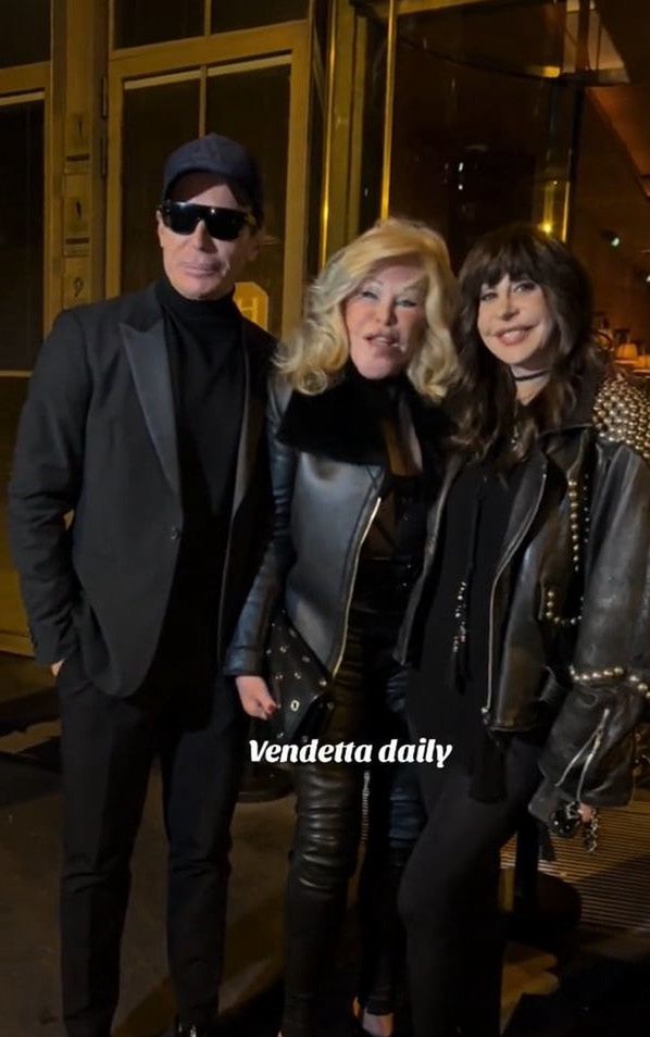 Jocelyn Wildenstein na kolacji z Lloydem Kleinem