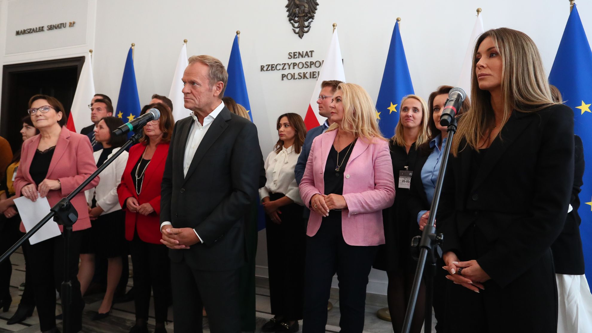 Małgorzata Rozenek mówi "tak" in vitro w otoczeniu polityków opozycji