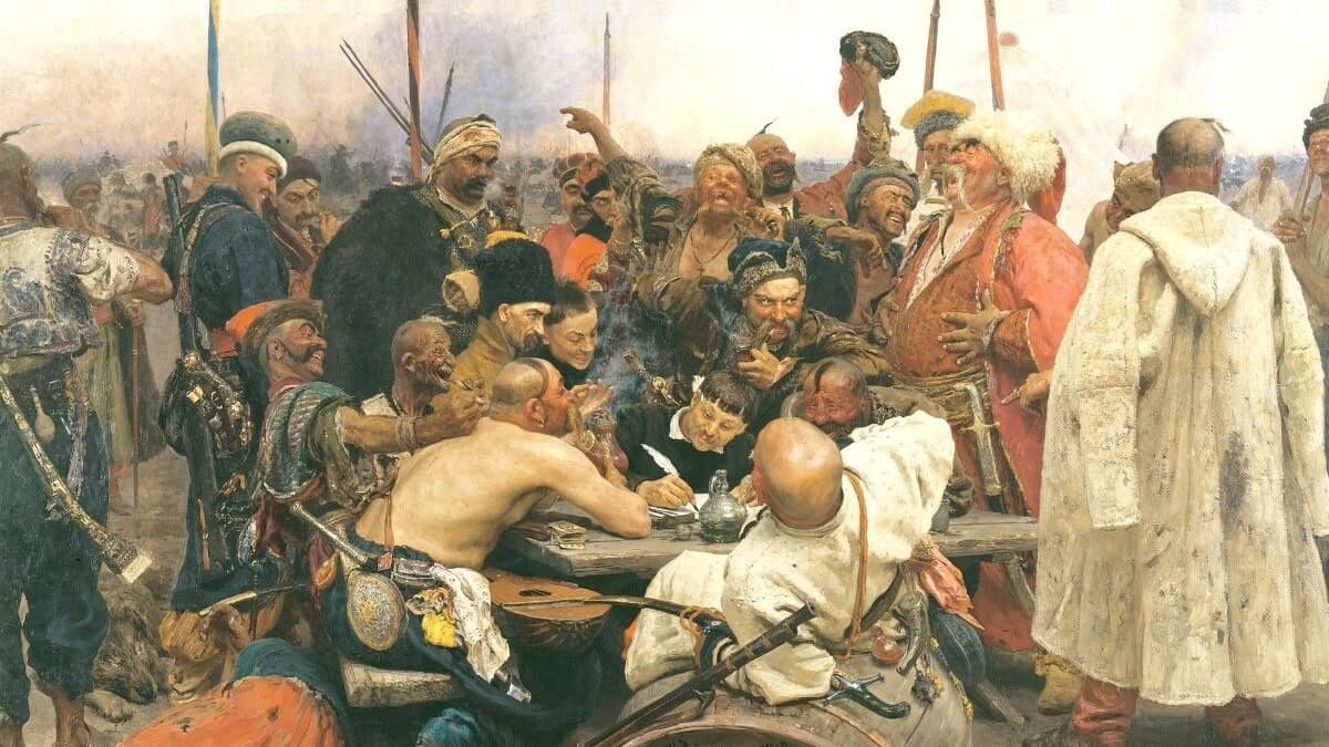 Kozacy piszą list do sułtana. Obraz Ilja Riepin