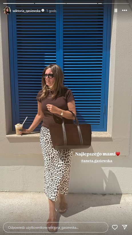 Wiktoria Gąsiewska pokazała mamę