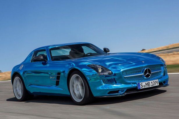 Mercedes SLS AMG Electric Drive - 750 elektrycznych koni [Paryż 2012]