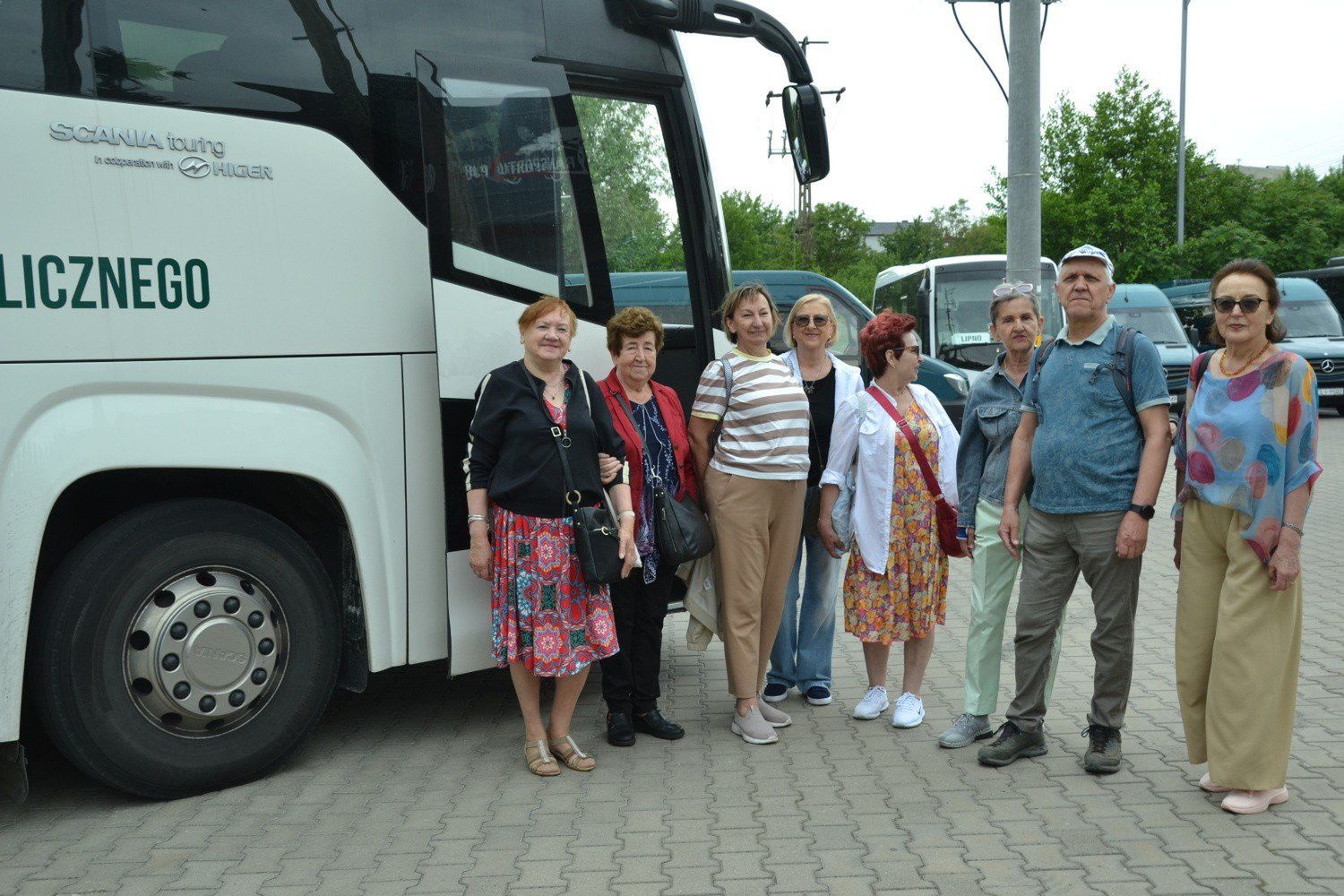 Słuchacze UTW z powiatu lipnowskiego w drodze do Sierpca