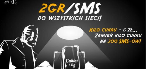 GaduAIR - 300 SMS-ów za kilogram cukru