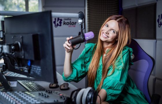 Katarzyna Burzyńska-Sychowicz w Radiu Kolor