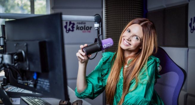Katarzyna Burzyńska-Sychowicz w Radiu Kolor