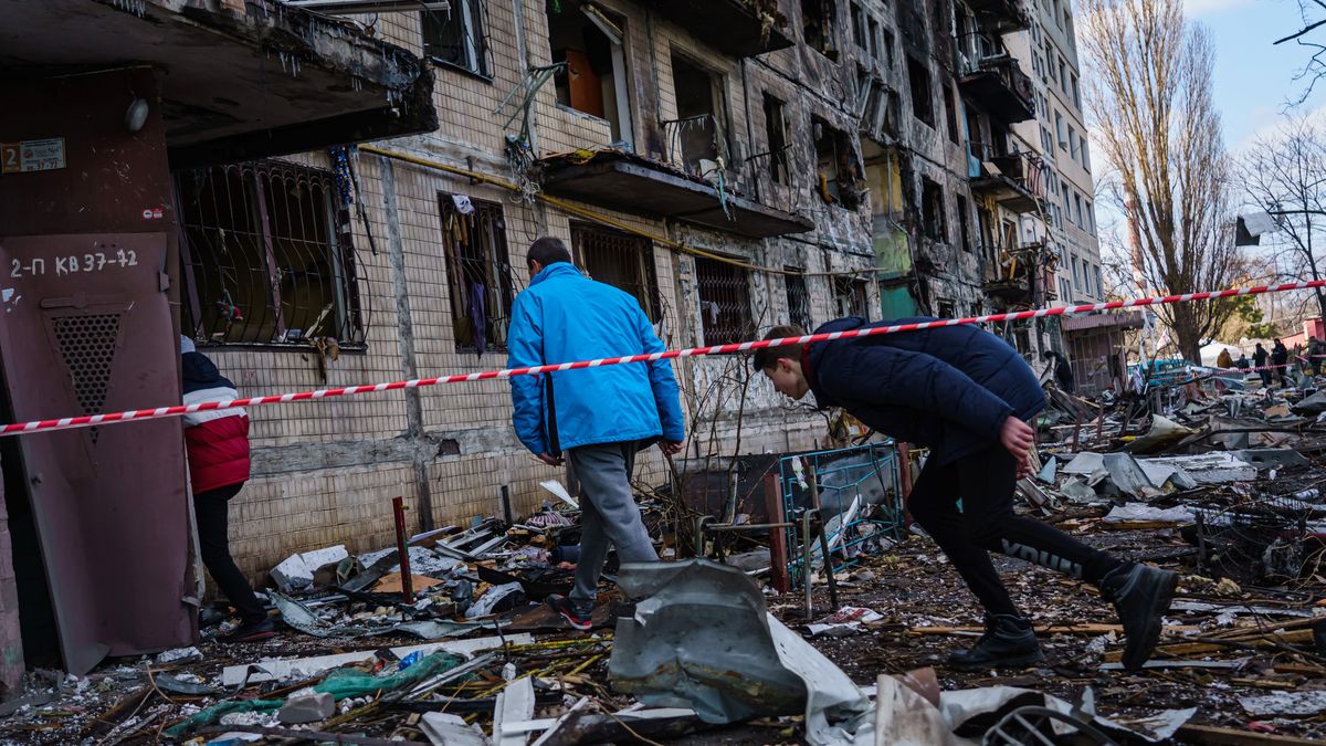 Zniszczenia w Irpieniu 