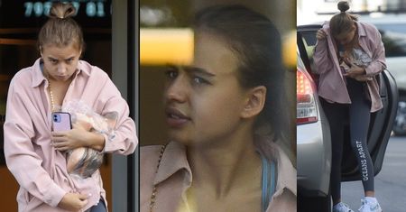 Skwaszona Oliwia Bieniuk nieudolnie próbuje UKRYĆ twarz przed paparazzi (ZDJĘCIA)