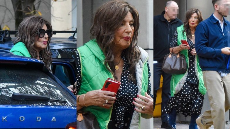 Agnieszka Fitkau-Perepeczko była widziana na ulicach Warszawy