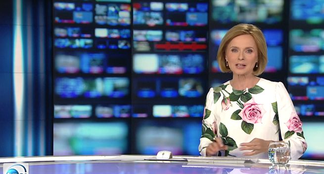 Jolanta Pieńkowska prowadziła "Fakty po południu" w TVN24