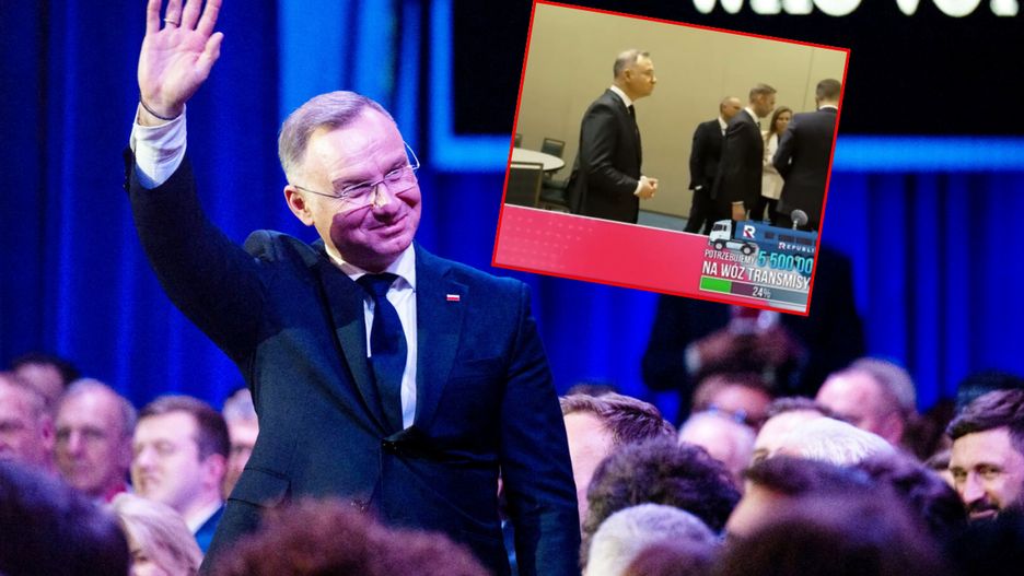 Andrzej Duda nagrany przez Republikę