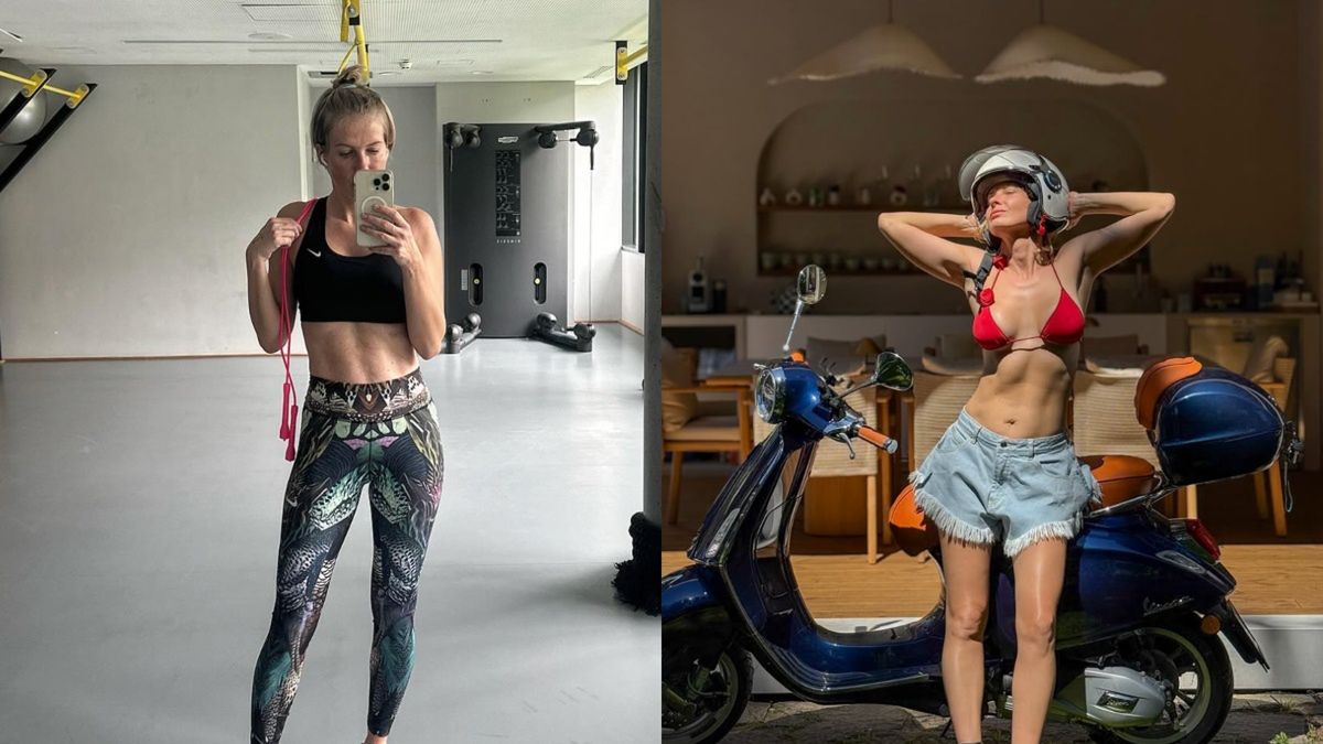 Edyta Pazura prezentuje swoją świetną formę