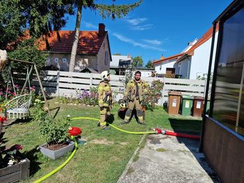 Trzebiszewo: Kurier uratował dom przed doszczętnym spaleniem