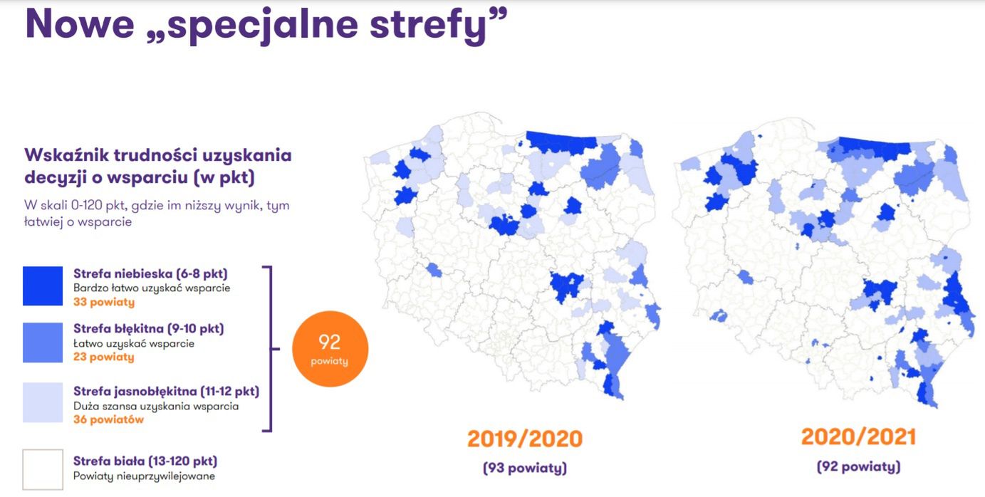 Nowe specjalne strefy.