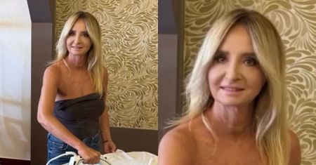 Podekscytowana Joanna Kurska SZYKUJE SIĘ na ślub Kurzopków. Chwyciła za żelazko i wpadła w szał prasowania