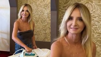 Podekscytowana Joanna Kurska SZYKUJE SIĘ na ślub Kurzopków. Chwyciła za żelazko i wpadła w szał prasowania