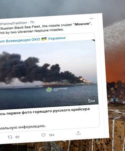 Pentagon komentuje zniszczenie krążownika "Moskwa"