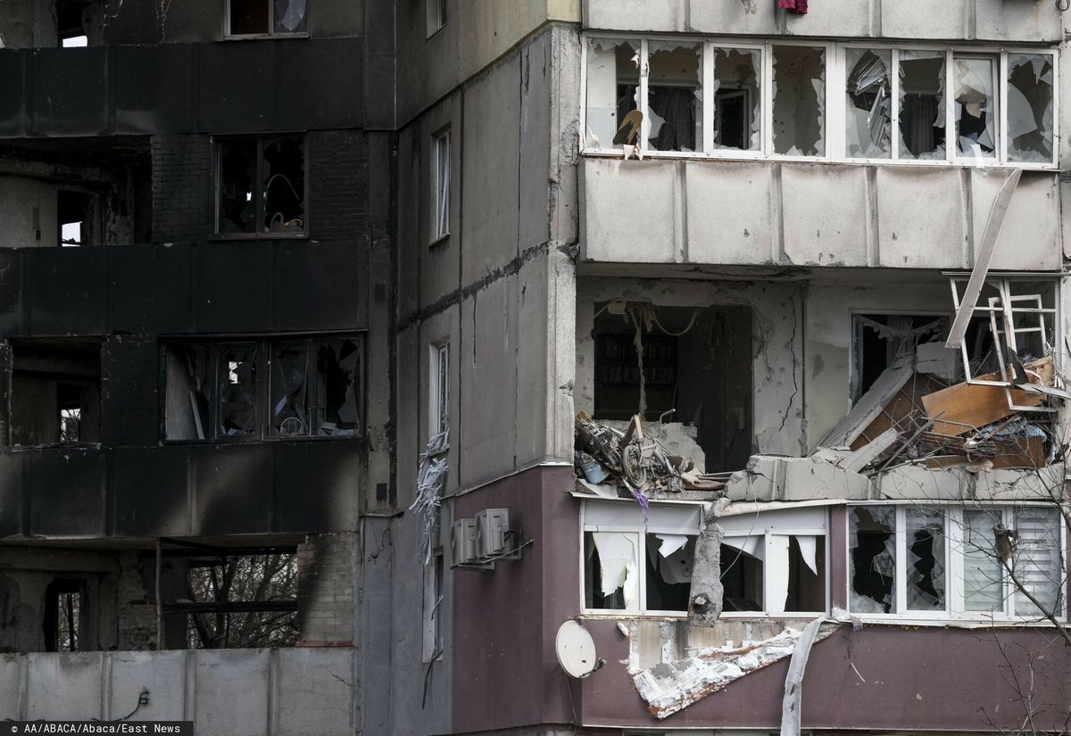Wojna w Ukrainie. Zniszczony Mariupol
