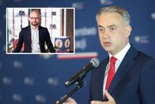 Jakub Turowski i minister Krzysztof Gawkowski. 