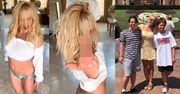 Diaboliczna Britney Spears pokazuje "FAKA" do kamery. Źródło uspokaja: "Jej synowie są bezpieczni"