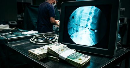 26 tysięcy na godzinę. Neurochirurdzy zarabiali, szpital ma karę i komornika
