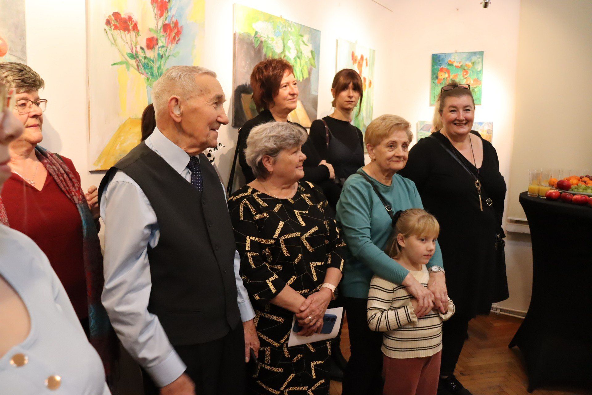 Wernisaż Janusza Jankowskiego w Domu Kultury w Łęczycy