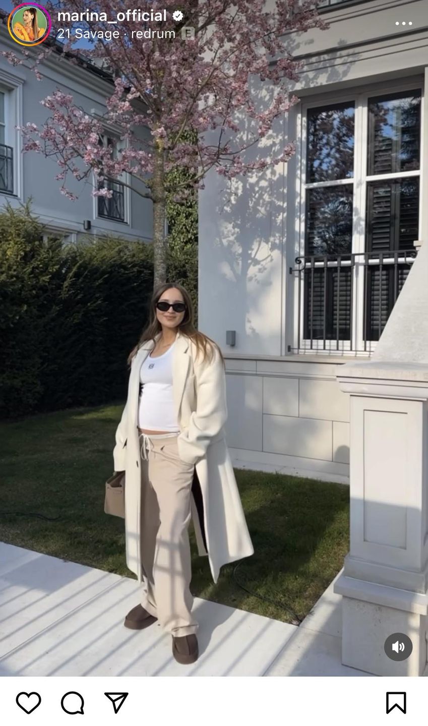 Marina Łuczenko-Szczęsna pokazała wiosenny outfit 